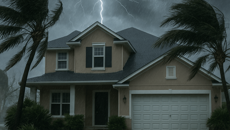home in a storm in florida-1-1